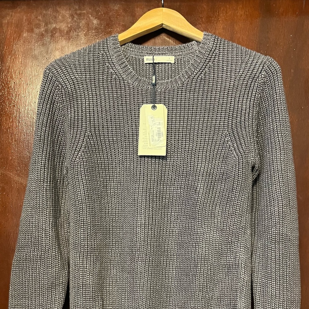 Men’s Purple Linen Desert Sweater Crew
